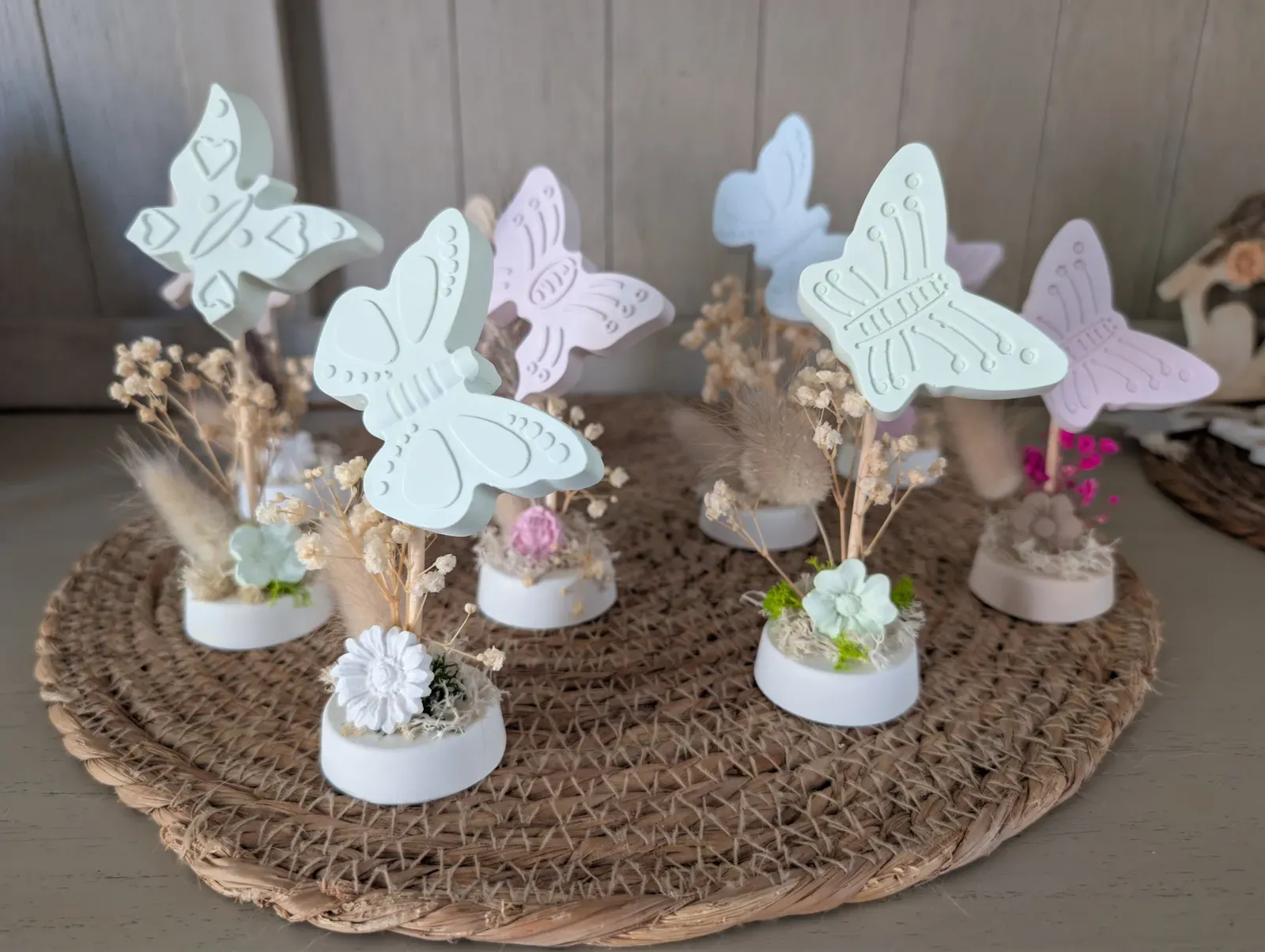 Papillon fleuri