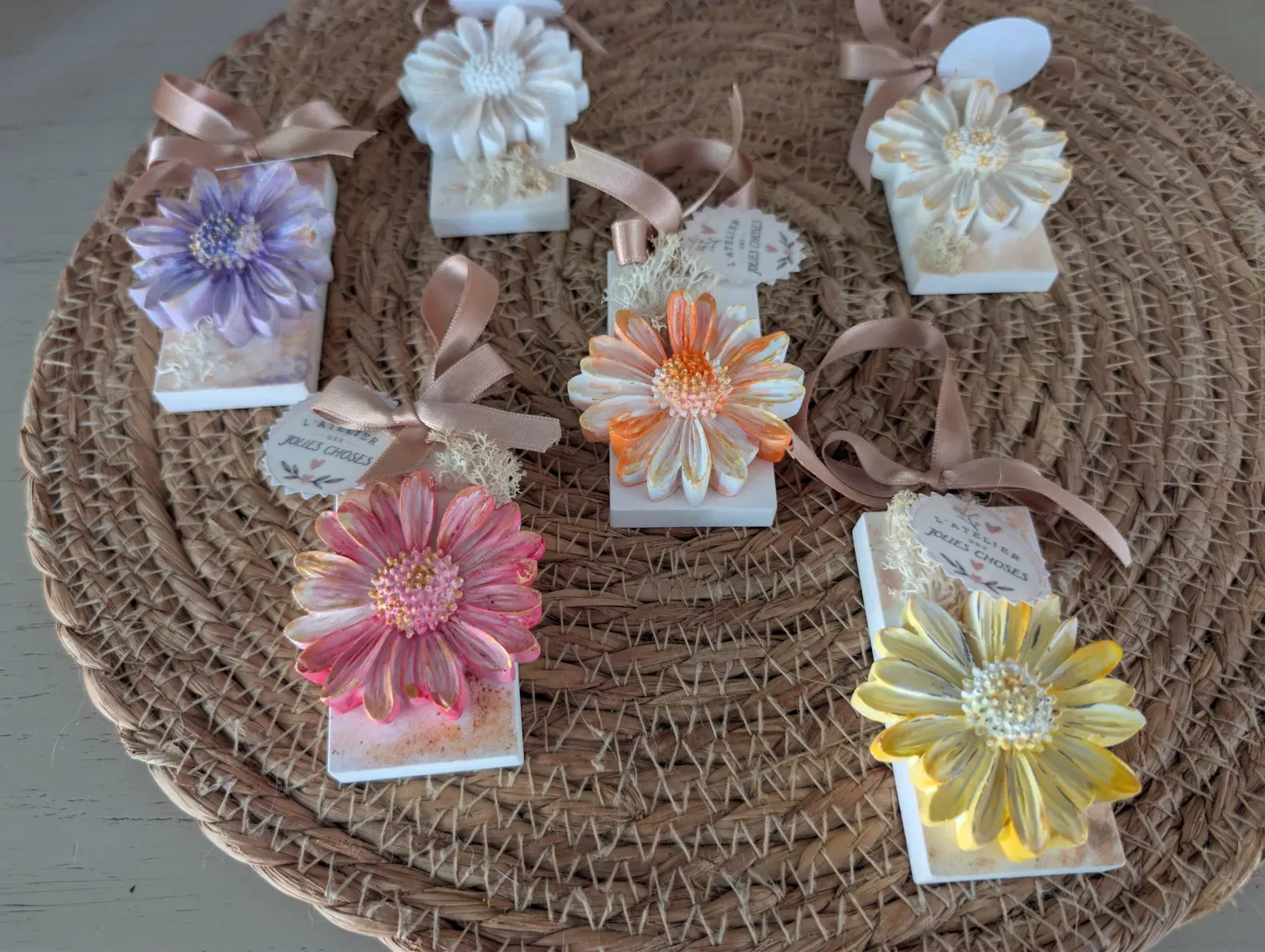 Suspension fleur sans parfum